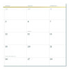 Workstyle Compact Deskpad, 17.75 x 11, White Sheets, Pink Headband/Clear Corners, 12-Month (Jan-Dec): 2026