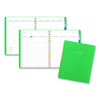 Badge Geo Weekly/Monthly Planner, 11 x 8.5, Green Cover, 13-Month (Jan-Jan): 2026