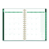 Emerald Isle Weekly/Monthly Planner, 8.5 x 5.5, Green Marbled Cover, 12-Month (Jan-Dec): 2026