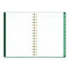 Emerald Isle Weekly/Monthly Planner, 8.5 x 5.5, Green Marbled Cover, 12-Month (Jan-Dec): 2026