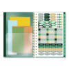Emerald Isle Weekly/Monthly Planner, 8.5 x 5.5, Green Marbled Cover, 12-Month (Jan-Dec): 2026