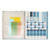 Elizabeth Weekly/Monthly Planner, 11 x 8.5, Floral Artwork, Blue Cover, 12-Month  (Jan-Dec): 2026