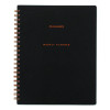 Signature Collection Weekly/Monthly Planner, 11 x 8.5, Black Cover, 12-Month (Jan-Dec): 2026