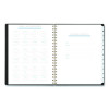 Signature Collection Weekly/Monthly Planner, 11 x 8.5, Black Cover, 12-Month (Jan-Dec): 2026