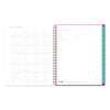 Kelly Ventura Magenta Bloom Weekly/Monthly Planner, Floral Artwork, 11 x 8.5, Multicolor Cover, 12-Month (Jan To Dec): 2026