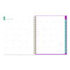Kelly Ventura Magenta Bloom Weekly/Monthly Planner, Floral Artwork, 11 x 8.5, Multicolor Cover, 12-Month (Jan To Dec): 2026