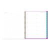 Kelly Ventura Magenta Bloom Weekly/Monthly Planner, Floral Artwork, 11 x 8.5, Multicolor Cover, 12-Month (Jan To Dec): 2026