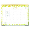 Mimosa Monthly Desk Pad Calendar, 22 x 17, Lemon Artwork, White/Yellow/Green Sheets, 12-Month (Jan To Dec): 2026