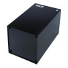 29 Gallon Trash/Recycling Cans, Steel, Green Compost Can With Mixed Lid, Black Trash Can With Square Lid