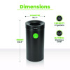 27 Gallon Black Stainless Steel Compost Can