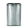 10.5 Gallon Stainless Steel Open Top Dual Compartment Trash Can