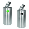 27 Gallon Stainless Steel Compost Bin And Trash Can, Brushed Stainless Steel