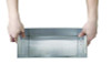 Stainless Steel Surface-Mounted Waste Receptacle, 6.4 Gal, Brushed Stainless Steel