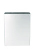 Stainless Steel Surface-Mounted Waste Receptacle, 6.4 Gal, Brushed Stainless Steel