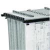 Blueprint Storage Cabinet Steel Vertical Plan Center, Assorted Document Sizes,15" x 27" To 47.25" x 32.5" To 57", Black