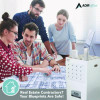 16 Slot Blueprint Rolled File Upright Storage Box, 16 Compartments, 17.5 x 17.5 x 37, White