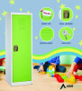 Steel Storage Locker, 1 Compartment, 15 x 15 x 48, Green