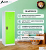 Steel Storage Locker, 1 Compartment, 15 x 15 x 48, Green