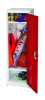 Steel Storage Locker, 1 Compartment, 15 x 15 x 48, Red
