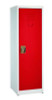 Steel Storage Locker, 1 Compartment, 15 x 15 x 48, Red