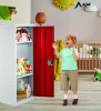 Steel Storage Locker, 1 Compartment, 15 x 15 x 48, Red