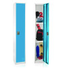Steel Storage Locker, 1 Compartment, 12 x 12 x 72, Blue