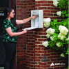 Large Ultimate Secure Drop Box Wall Mounted Mail Box, 11.2 x 4.7 x 16.2, White