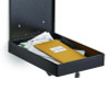 Large Wall Mounted Weatherproof Steel Secure Drop Box, 11 x 2.4 x 16, Black
