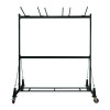 Folding Chair And Table Combo Cart, Metal, 600 Lb Capacity, 33.7 x 65 x 67, Black