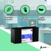 Acrylic Glove Dispenser, Single Box Capacity, 10.2 x 3.5 x 5.3, Black