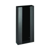 Acrylic Glove Dispenser, Quad Box Capacity, 10.2 x 3.5 x 21.1, Black