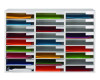 Wooden 27 Compartment Literature Organizer, 27 Sections, Letter Size, 31.49 x 11.81 x 21.65, White
