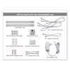 Led Under Cabinet Lighting Kit With Magnetic Option Two-Bar Kit, 0.78w x 0.39h