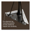 Adjustable Activity Table, Rectangular, 48" x 24" x 19" To 29", Granite Top, Black Legs, 4/Pallet