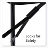 Adjustable Folding Tables, Rectangular, 60" x 30" x 22" To 32", Yellow Top, Black Legs, 4/Pallet