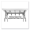 Adjustable Folding Tables, Rectangular, 72" x 30" x 22" To 32", Yellow Top, Black Legs, 4/Pallet