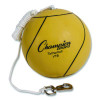 Deluxe Tetherball Tournament Set, Ball/24" Telescopic Poles/102" Cord/Carry Case/Pump/Needle