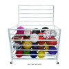 Economy Locking Ball Carrier, Metal, 264 Lb Capacity, 23" x 45" x 32", White