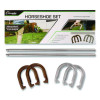 Steel Horseshoe Set, (4) Horseshoes/(2) 20" Stakes/Nylon Carry Bag