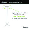 Jump Rope Storage Tree, 25.5" x 25.5" x 68.5", White
