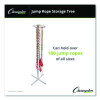Jump Rope Storage Tree, 25.5" x 25.5" x 68.5", White