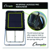 Deluxe Lacrosse Ball Rebounder, 6 Ft  x 3 Ft, 1.5" Dia Frame