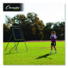 Deluxe Lacrosse Ball Rebounder, 6 Ft  x 3 Ft, 1.5" Dia Frame