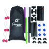 Ladder Ball Game Set, (2) 22" x 37.5" Ladders/(6) Bolas/Carry Bag
