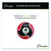 Rhino Elite Medicine Ball, 4 Lb, Red