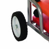 Scooter Storage Cart, Metal, 132 Lb Capacity, 16 x 32 x 48, Silver