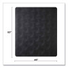 Economat Hard Floor Chair Mat For Hard Floors, Rectangular, 45" x 53", Black