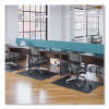Economat Hard Floor Chair Mat For Hard Floors, Rectangular, 45" x 53", Black