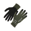 Proflex 7042 Ansi A4 Nitrile-Coated Cr Gloves, En388: 4X41D, 9" Long, Large, Green, Pair