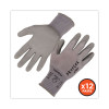 Proflex 7024 Ansi A2 Pu Coated Cr Gloves, En388: 4X42B, 9" Long, Small, Gray, 12 Pairs